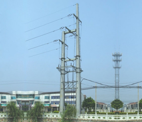 35kv双回路终端杆