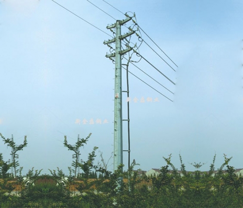10kv单回路终端杆+单回路直线杆